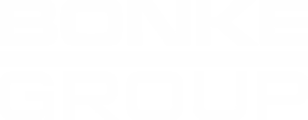Bonke Firmenlogo Weiß