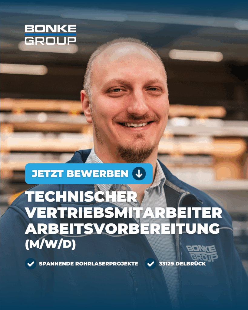 Technischer Vertriebsmitarbeiter (m/w/d) Arbeitsvorbereitung