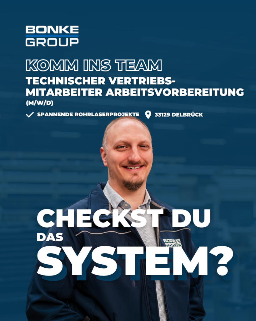 Technischer Vertriebsmitarbeiter (m/w/d) Arbeitsvorbereitung
